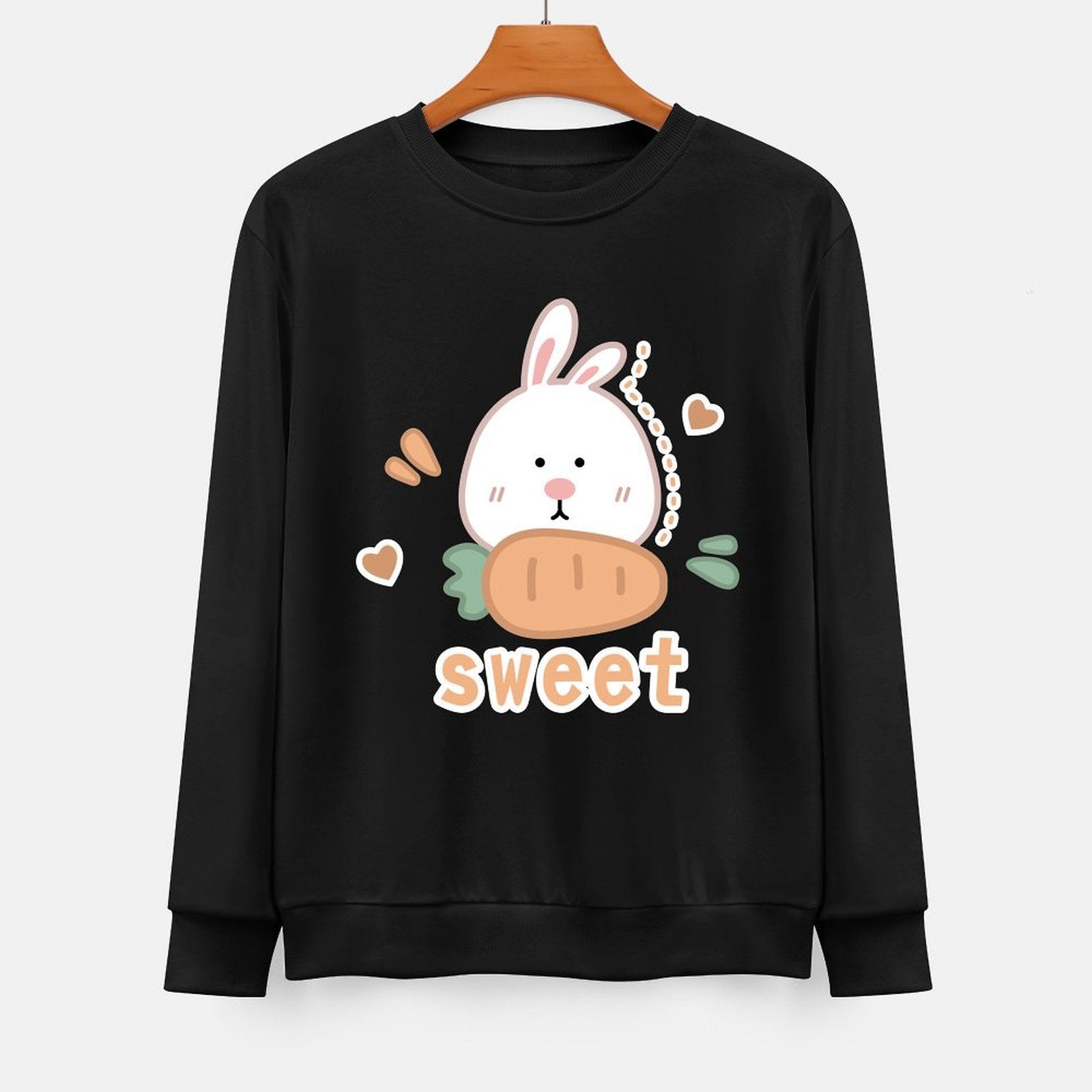 Front Patterned Long Sleeve TopFitted Classic Fit